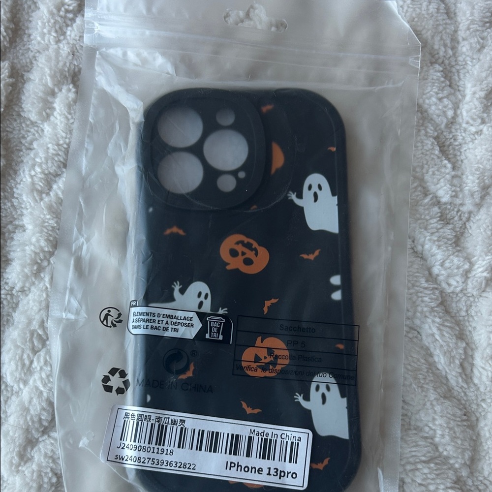 Halloween Ghost iPhone 13 Pro Case - Black